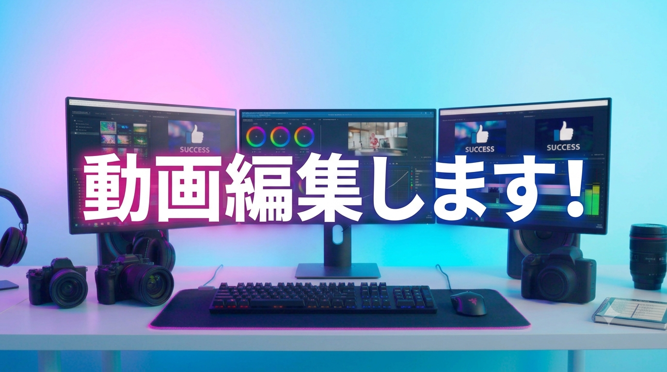 動画編集受け付けます!!